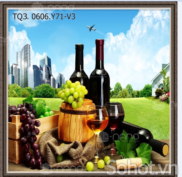 Tranh gạch 3d trang trí phòng bếp - SCM06