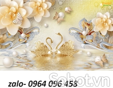 Gạch tranh 3d trang trí phòng khách - 777CN