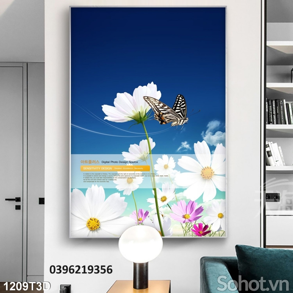 Gạch tranh đẹp 3D trang trí