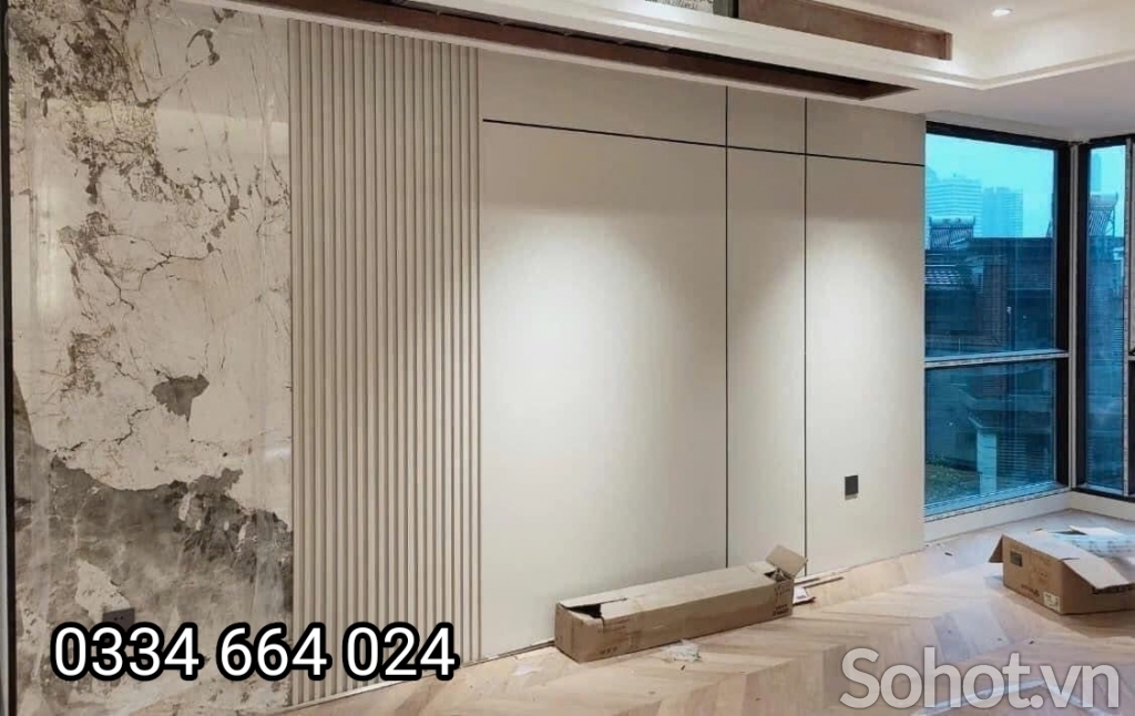 Tấm ốp tường sợi than tre cao cấp