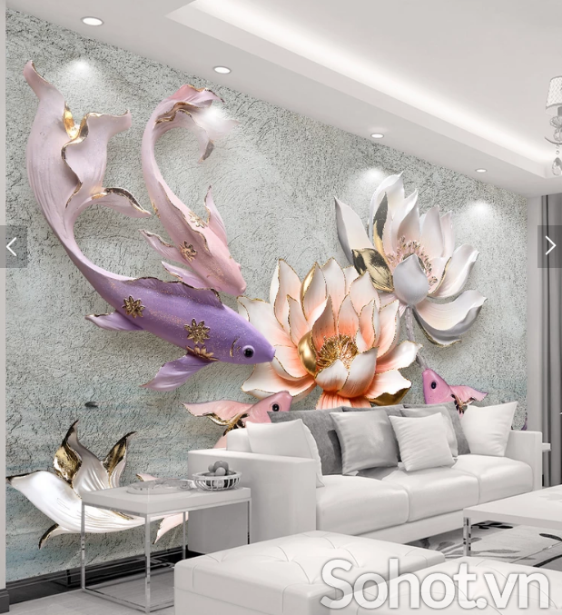 Tranh gạch men 3d ốp tường - 488CB