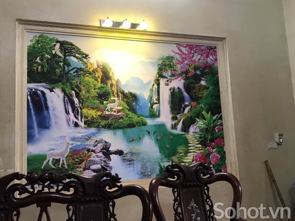 Tranh 3D sơn thủy hữu tình