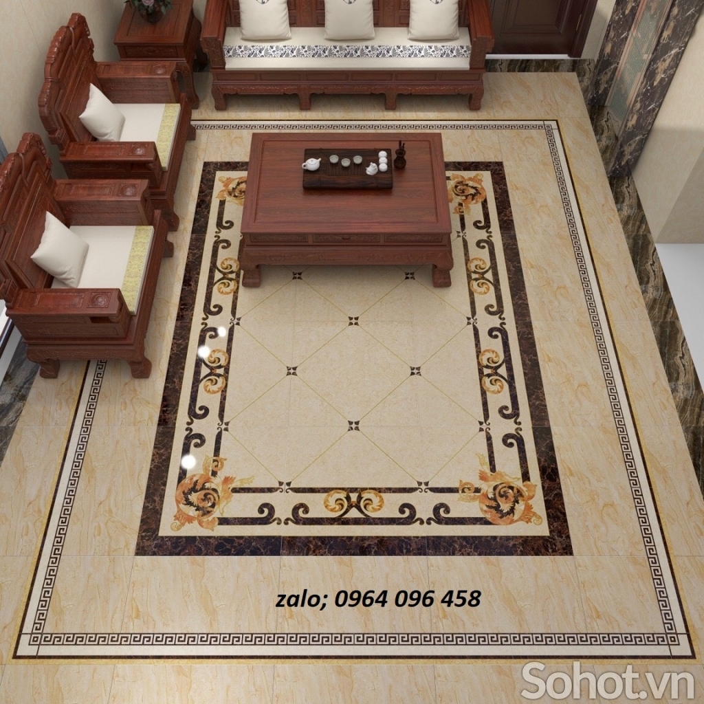 Gạch thảm trang trí phòng khách - 4333X