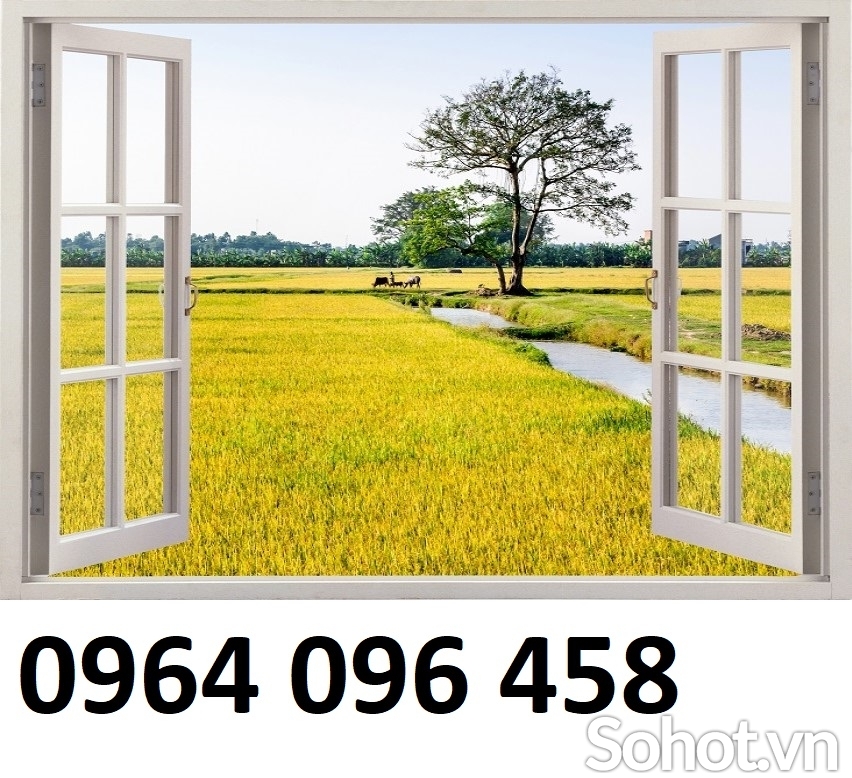 Tranh cửa sổ tranh gạch 3d cửa sổ - 08XP