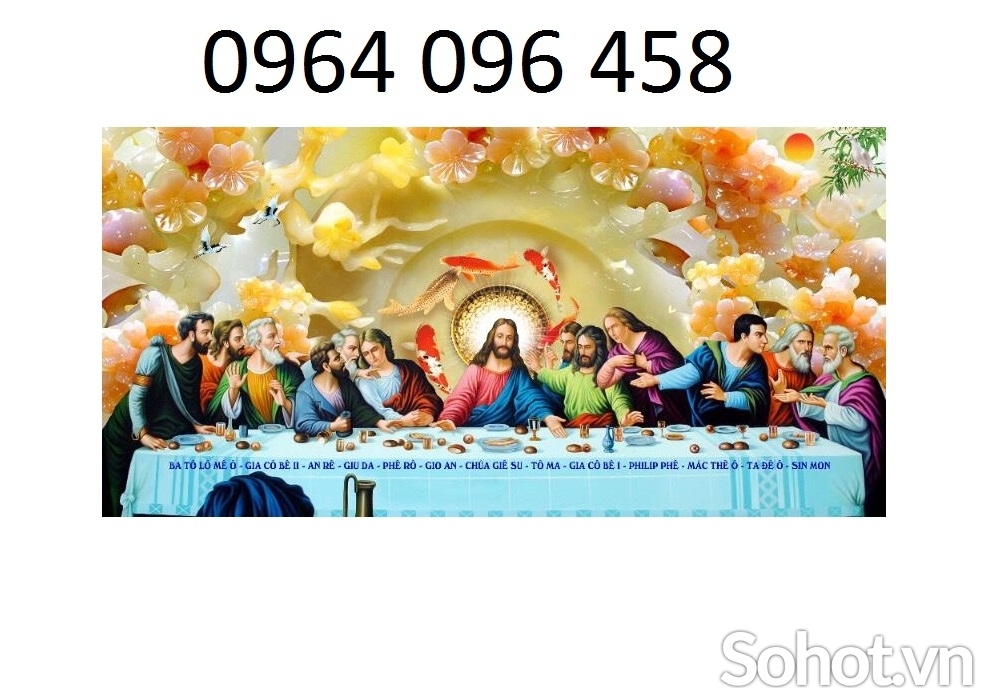 Tranh gạch 3d ốp tường tranh thiên chúa - GHJ90