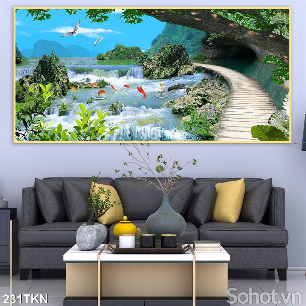 Tranh dán phòng khách