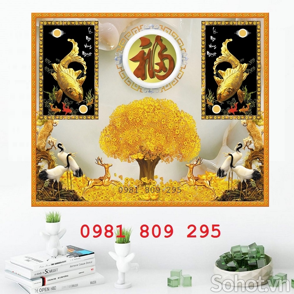 Gạch tranh 3d , tranh gạch men ban thờ