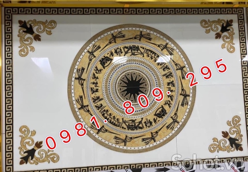 Thảm gạch trống đồng kt 1m6x2m4
