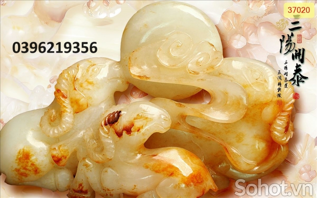 Tranh gạch đẹp sứ ngọc 3d