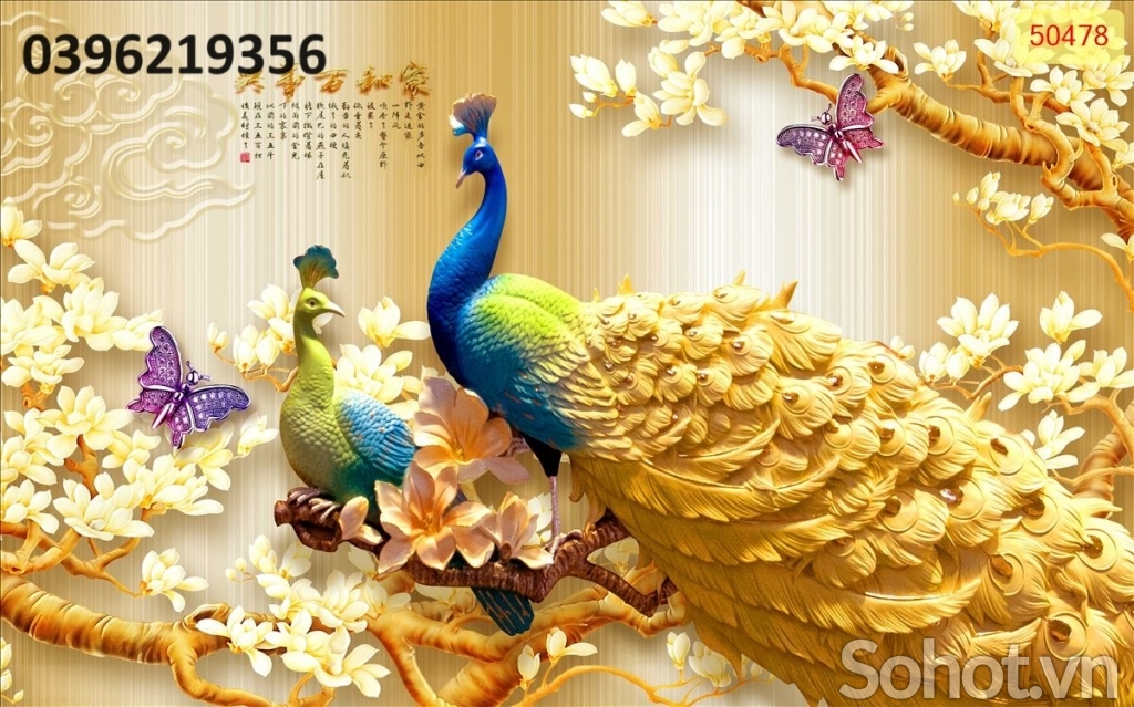 Tranh công phượng treo tường