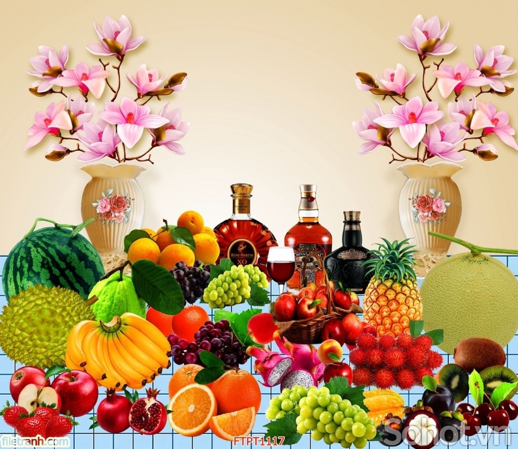 Tranh gạch- Tranh trang trí phòng thờ