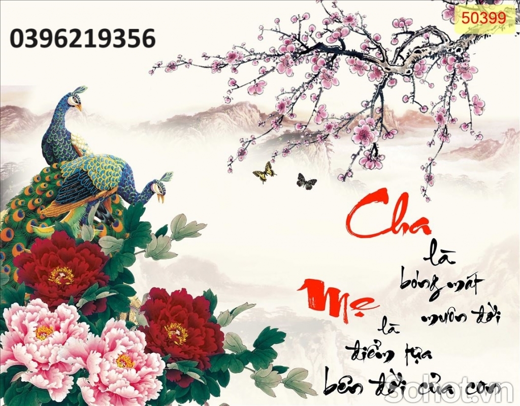 Tranh công phượng treo tường