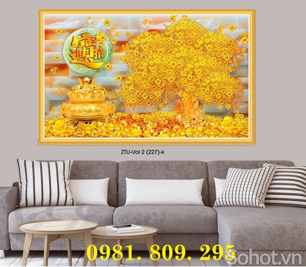 Gạch hoa sen , tranh gạch ốp tường Hn888