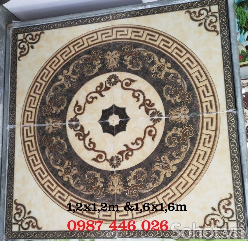 Gạch thảm nền vuông, gạch trang trí