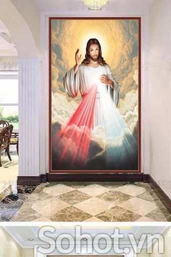Tranh gạch 3d tranh thiên chúa - SCX63