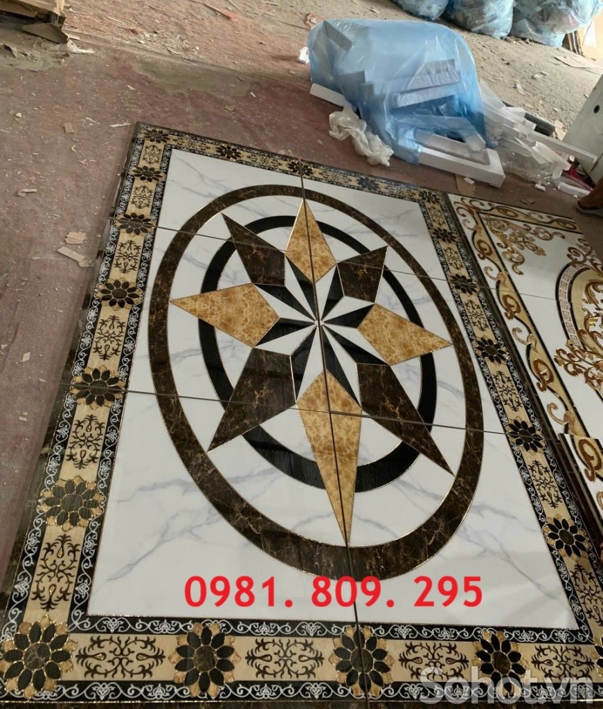 Gạch thảm lót nền phòng khách - hiên nhà