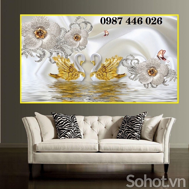 Gạch tranh hoa 3d HP9723