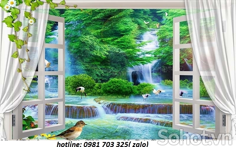 Tranh gạch men 3D phòng ngủ