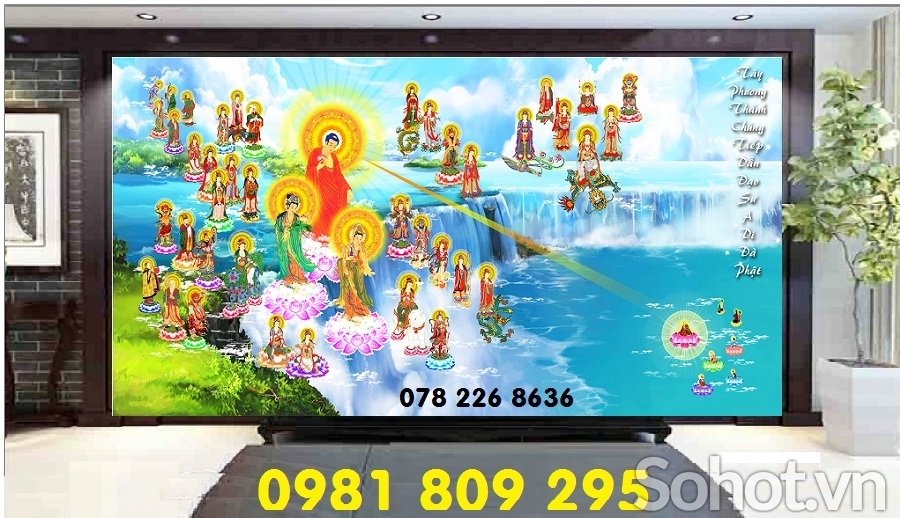 Tranh gạch 3d - tranh phật