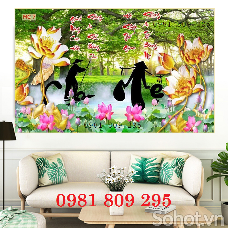 Gạch 3d phong cảnh thiên nhiên giao hòa JHG8