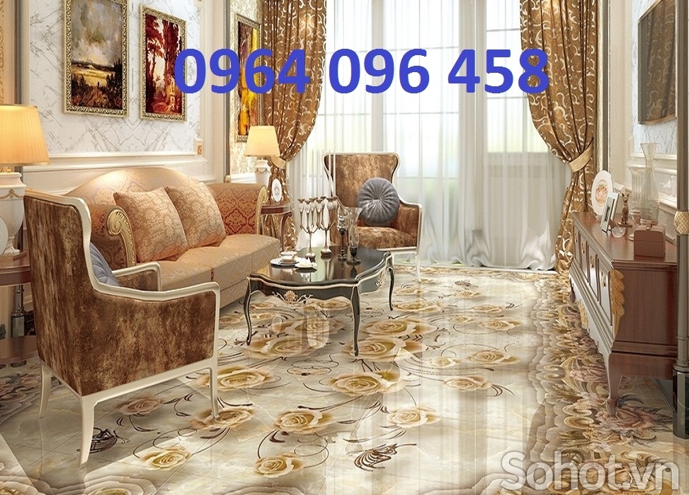 gạch lát sàn 3d phong thủy - 56SL