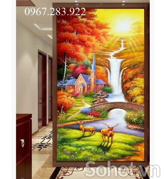 Gạch trang trí phong cảnh