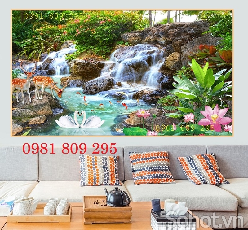 Tranh gạch trang trí - tranh phong cảnh