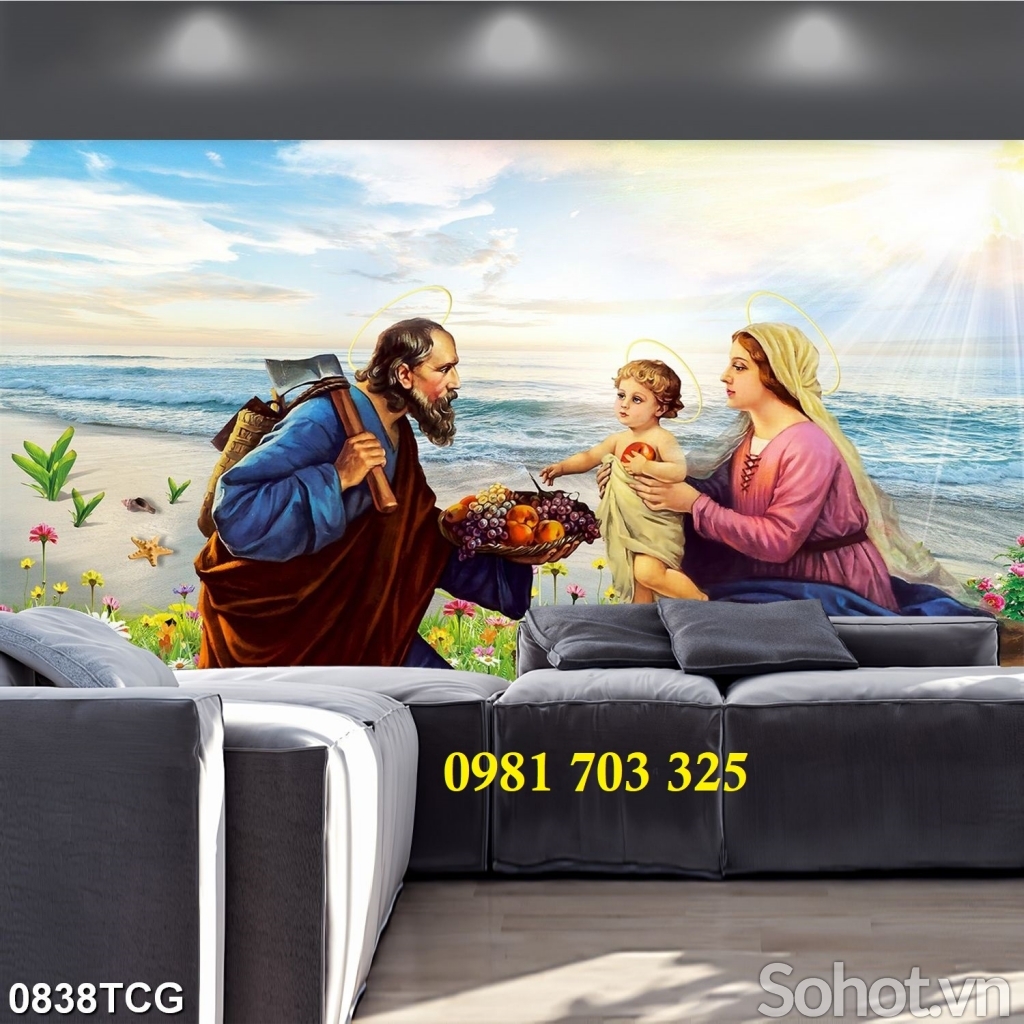 Tranh gạch men thiên chúa