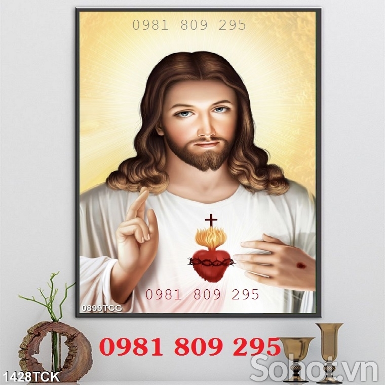 Tranh chúa - gạch tranh công giáo cao cấp JH3212