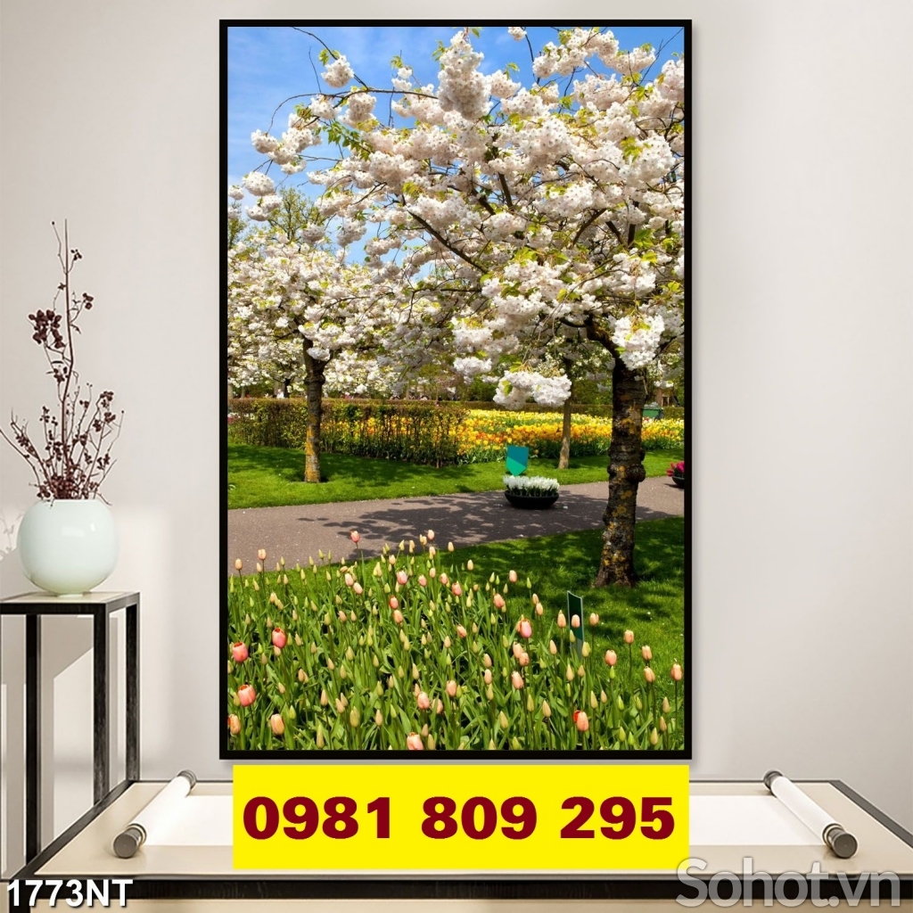 Tranh gạch men khổ đứng JHYT4