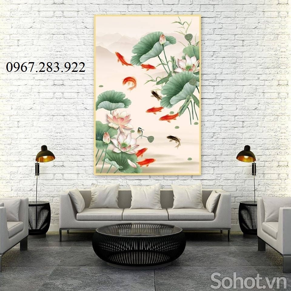 Gạch trang trí hoa sen