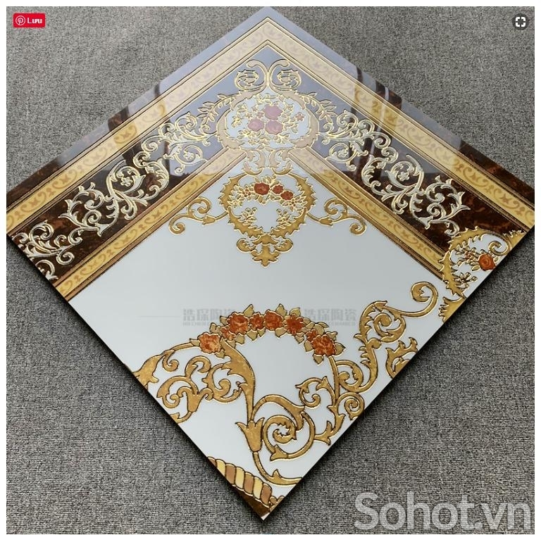 Gạch thảm sàn trang trí phòng khách