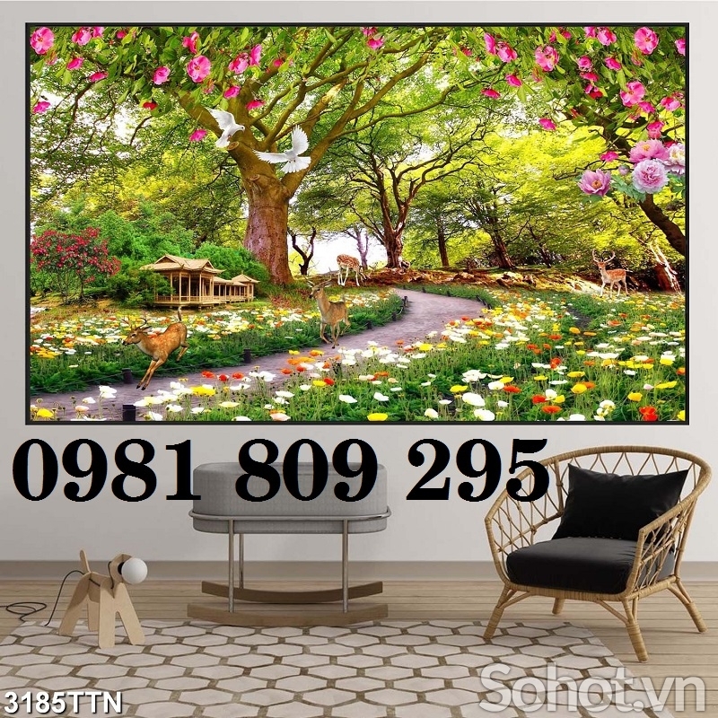 Tranh gạch - gạch 3d trang trí