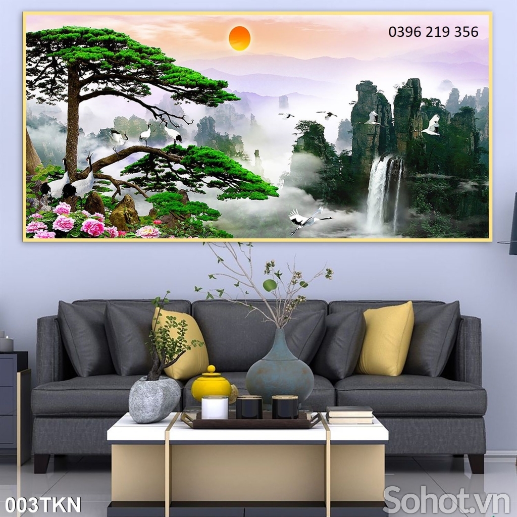 Tranh gạch men 3D ốp lát tường