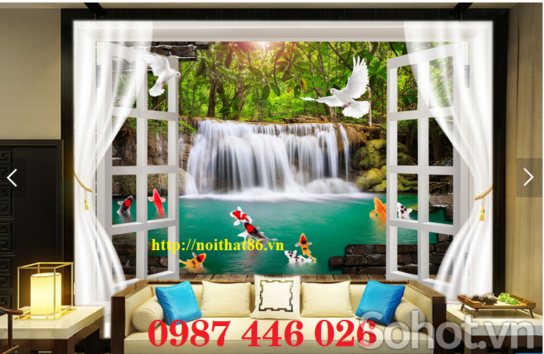 Gạch tranh cửa sổ HP92333