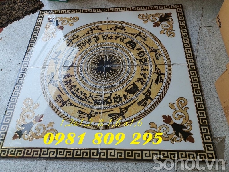 Gạch thảm , thảm lát nền cao cấp vuông điểm nhấn Hn838