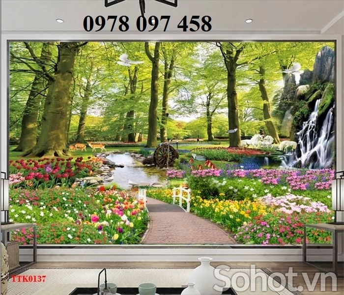 Tranh gạch - tranh phòng khách