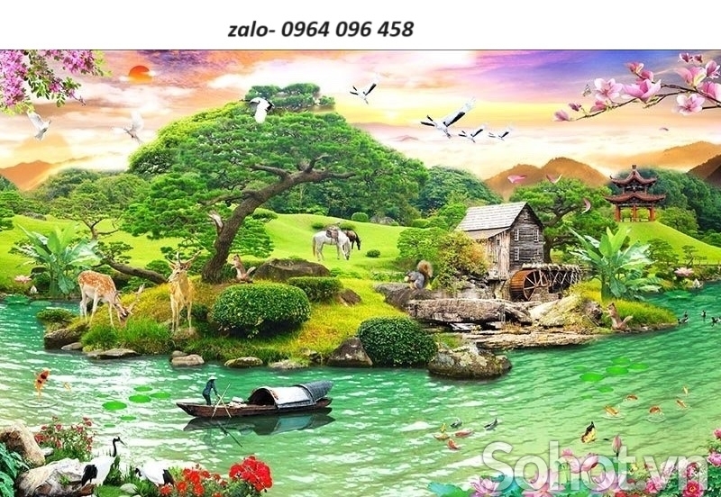 Tranh gạch 3d ốp tường ngoài trời - 7899MN