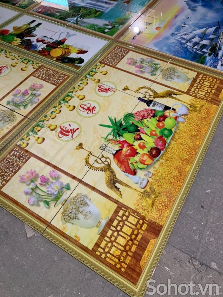 gạch tranh ốp tường- tranh phòng thờ