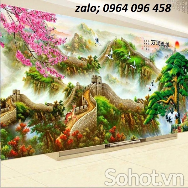 Tranh gạch 3d vạn lý trường thành  - GDCX4