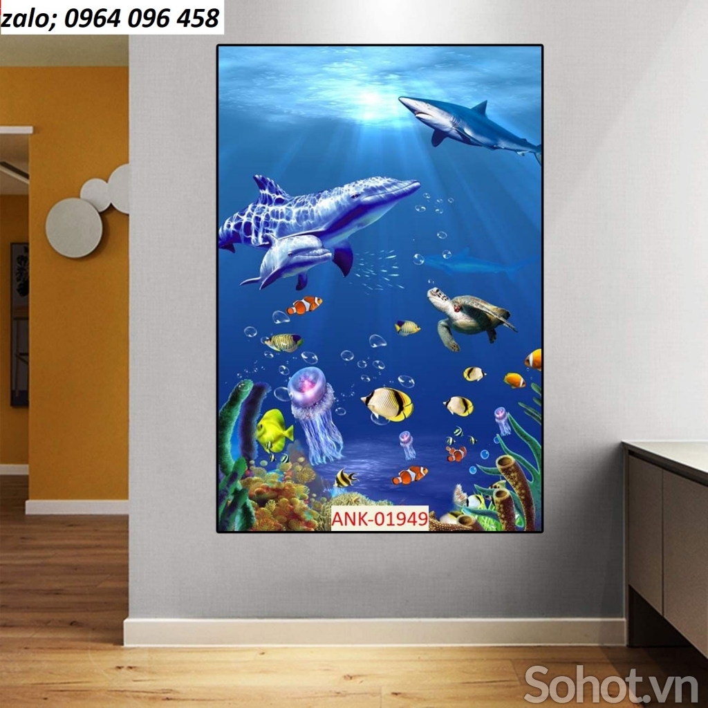 Tranh gạch 3d ốp tường phòng tắm - MNB4