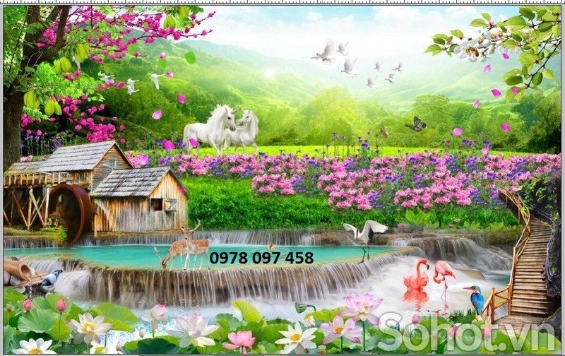 Tranh phong cảnh thiên nhiên đẹp