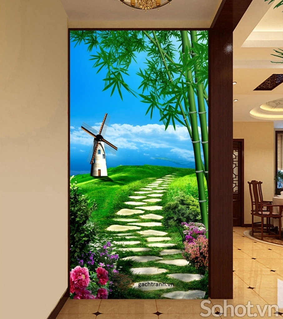 tranh 3d khổ dọc - 67BN