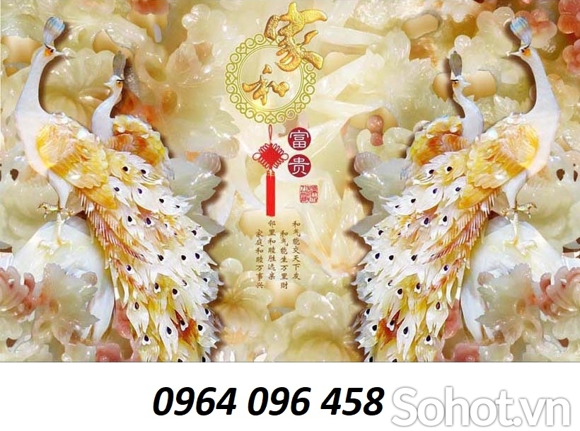 Tranh gạch men 3d phong thủy - SKMNV55