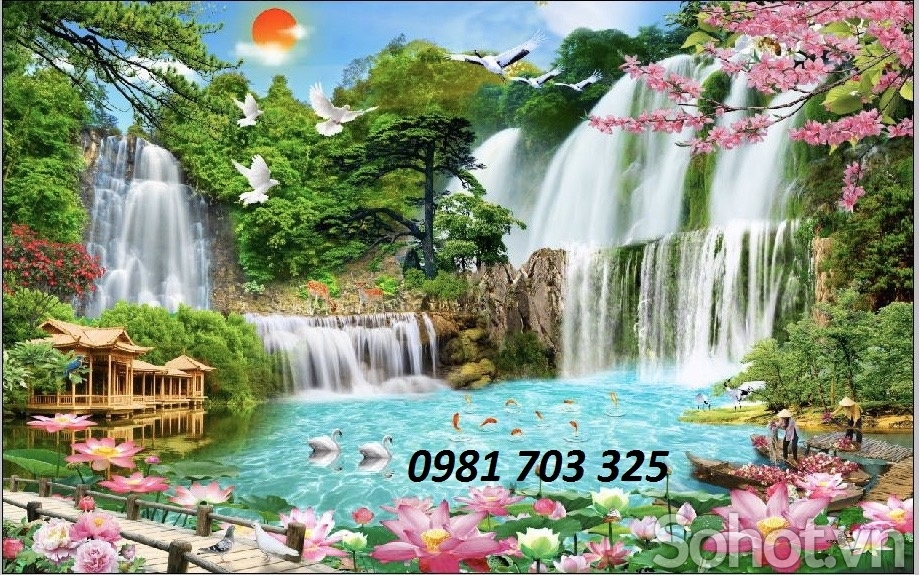 Gạch tranh 3D ốp tường