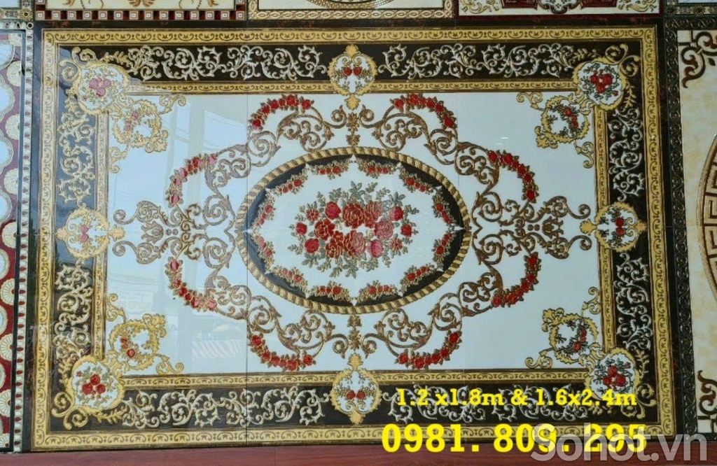 Gạch thảm phòng khách, thảm lát nền Hn9391