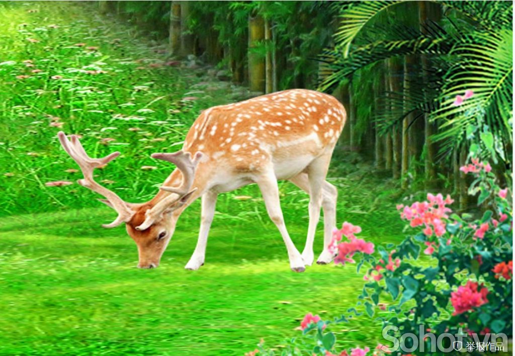 Tranh gạch 3D phòng khách