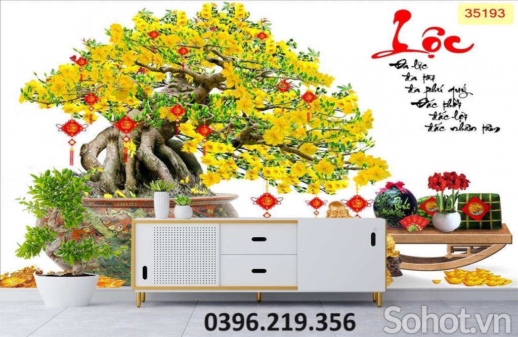 Gạch tài lộc 3D đẹp