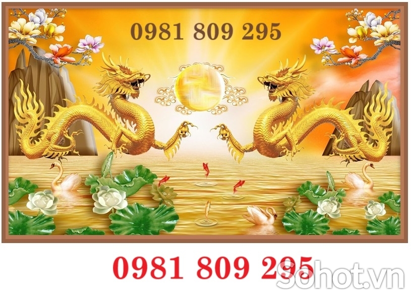 Gạch tranh rồng phượng