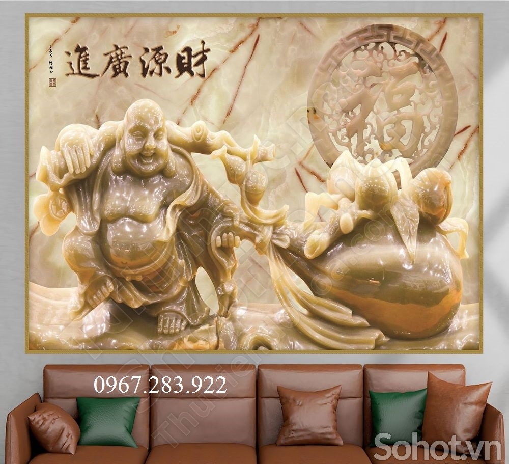 Tranh 3D- Tranh Phật Di Lặc